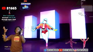 IShowSpeed plays Just Dance 2022 (deleted stream)