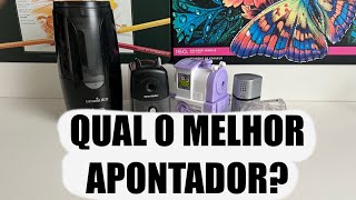 DICAS DOS MELHORES APONTADORES | QUAL O MELHOR APONTADOR? ELÉTRICO - MANIVELA?