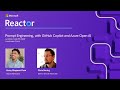 Prompt Engineering, with GitHub Copilot and Azure Open AI