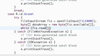 Android Application Development Tutorial - 100 - File Input Stream