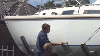 DIY Boat Restoration:Painting with Jotun Hardtop AX two pack paint