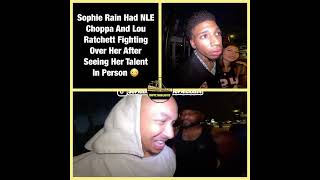 Sophie Rain Had NLE Choppa And Lou Ratchett Fighting Over Her After Seeing Her Talent In Person 😳