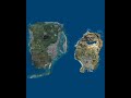 GTA 6 MAP VS GTA 5! HOW BIG THE GAME WILL BE?[MAP COMPARISON #shorts #gta6