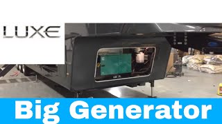 Large Generator for a fifth wheel - Luxe 42MD luxury fifth wheel Personalized