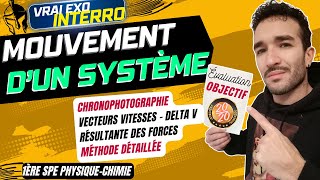 [1ère&Term SPÉ PHYSIQUE] MOUVEMENT D'UN SYSTÈME / VECTEUR RESULTANTE FORCES / VRAI EXO INTERRO 🎯