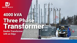 4000 kVA Three Phase Transformer | Daelim Transformer