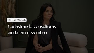 Cadastrando consultoras ainda em dezembro