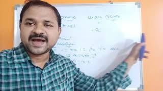 Assignment and Unary Operators In Python Programming