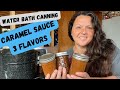 HOW TO MAKE CARAMEL SAUCE with GOAT MILK and WATER BATH CAN - 3 FLAVORS - HOMESTEADING ALASKA