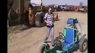 #1303 Jen drives Davidsfarm gokart [Davidsfarm]