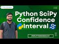 What is confidence interval and how to use in Python Scipy | Python Scipy confidence interval