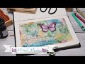 Easy Mixed Media Tutorial • Relaxing Art • Muted Colors • Beginner friendly