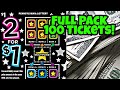 [Full Book!] Pa Lottery 2 for $1 Scratch off Tickets | Top Prize $5,000 | Md Scratch Jedi