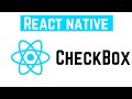React Native Tutorial - CheckBox | React Native Elements