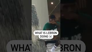 LeBron dancing around at the crib 😂