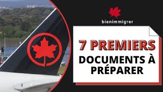 Immigrer au Canada : Les 7 premiers documents à préparer pour démarrer ton projet d'immigration