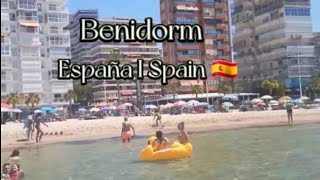 នៅឆ្នេរ Benidorm ក្នុងប្រទេសអេស្ប៉ាញ 🇪🇸 / In the Benidorm beach in Spain 🇪🇸