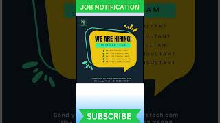 JOBS@FreeJobsNotify #job #jobopenings #latestjobs #freejobsnotify #shorts #freejobsnotify