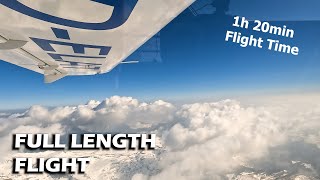 Flying from Verona to Innsbruck | Full Length Flight