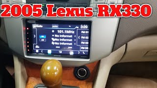 2005 Lexus rx330 radio removal