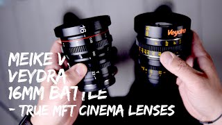 Meike 16mm VS Veydra 16mm - great MFT Cinema prime lenses for the Blackmagic Pocket 4K