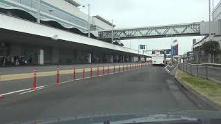 Driving Japan 1080p Tokyo city , Haneda AirPort P4 parking：Exit 2015-03-07