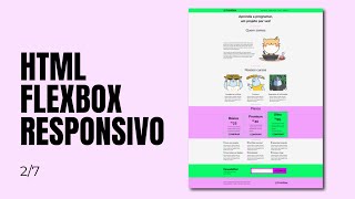 COMO FAZER UM SITE HTML E CSS RESPONSIVO - PASSO A PASSO (flexbox) | Site Frontbox 2/7