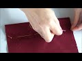 how to use a thimble for hand sewing