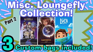 Checking out 3 of my custom Loungefly bags!