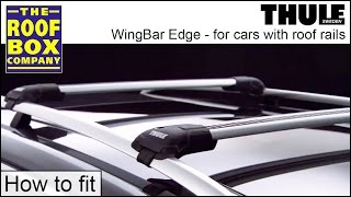 Thule WingBar Edge roof bars -  for cars with roof rails