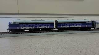 Ho Scale Intermountain DCC Sound Canada Centennial FP9's