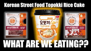 Tteokbokki Cup - Korean Street Food Topokki Rice Cake - WHAT ARE WE EATING??