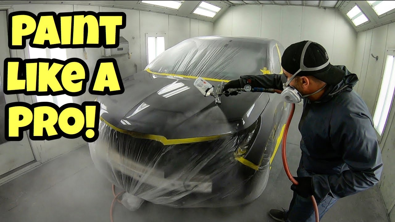 Car Painting: Tips To Paint Like A PRO! - YouTube