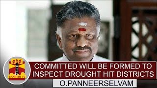 Committee will be formed to inspect drought hit districts in TN - O.Panneerselvam