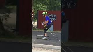 Roller Skiing Fail - Such a dangerous sport #rollerski