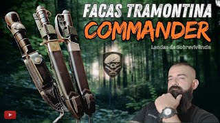 Facas Tramontina Commander - As Lendas da Sobrevivência #sobrevivência