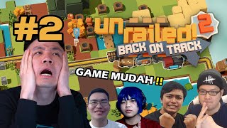 OHH TERNYATA GAME NYA MUDAH !! - Unrailed 2 Indonesia #2