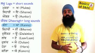 Gurmukhi #8 - Lagaan - Ten vowel sounds