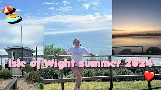 Isle of Wight summer 2024 vlog 🏖️ || vlog, beaches, thrifting ||