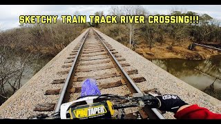 URBAN DIRTBIKE RIDING \u0026 EXPLORING Pt.1: Streets, River Crossing, Hillclimb!