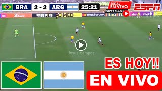 Brasil vs. Argentina en vivo 🔴🔴 Ver Hoy Brasil vs. Argentina Cuartos de final Copa Oro W 2024 hoy