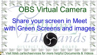 Use OBS Virtual Camera