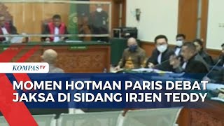 Tegang! Sidang Teddy Minahasa Diwarnai Perdebatan Hotman Paris dengan Jaksa