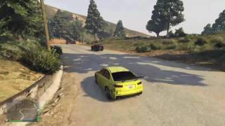 Grand Theft Auto V　逆向甩尾＆手煞車甩尾＆煞車甩尾　骷髏馬