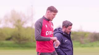 Inside Training: Lads Prepare For Lincoln