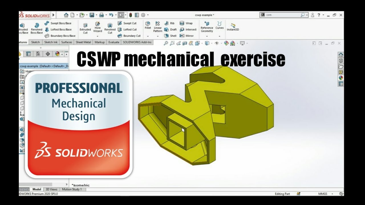 CSWP, Certified Solidworks Exam ,how To Attempt The Segment 2. CSWP ...