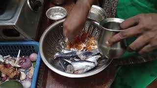 இன்னக்கி ஒரு புடி 🥰🤤🐟vanga makkalea sapdalam#கோலா மீன் varuval#santhiskitchen0096 #subscribe #tamil