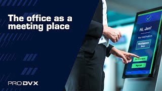 Digital reception & meeting room signage at the office | ProDVX