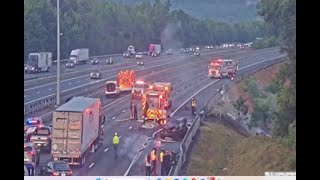 VDOT camera of crash on I-95