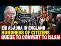 KING SHOCKING - Hundreds of UK Citizens Converted to Islam After Eid al-Adha Prayers